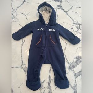 Hugo boss baby boy coverall 3-6 months navy blue